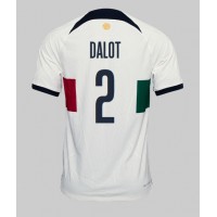Portugal Diogo Dalot #2 Replica Away Shirt World Cup 2022 Short Sleeve
